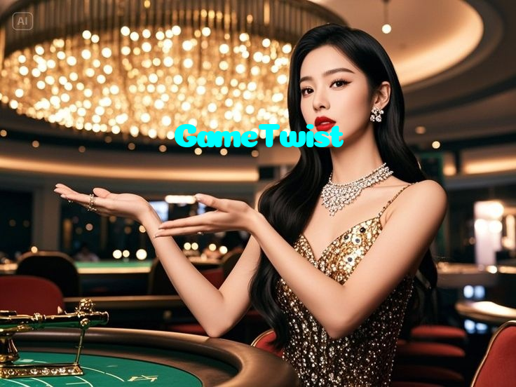 GameTwist casino presented on mobile device in Pakistan with slots and live games