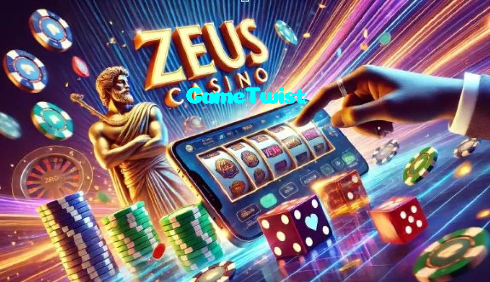 GameTwist casino presented on mobile device in Pakistan with slots and live games